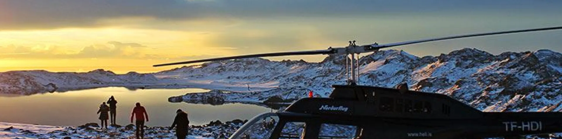 Helikoptertur over Reykjavík (ettermiddag/15-20min) (M03)