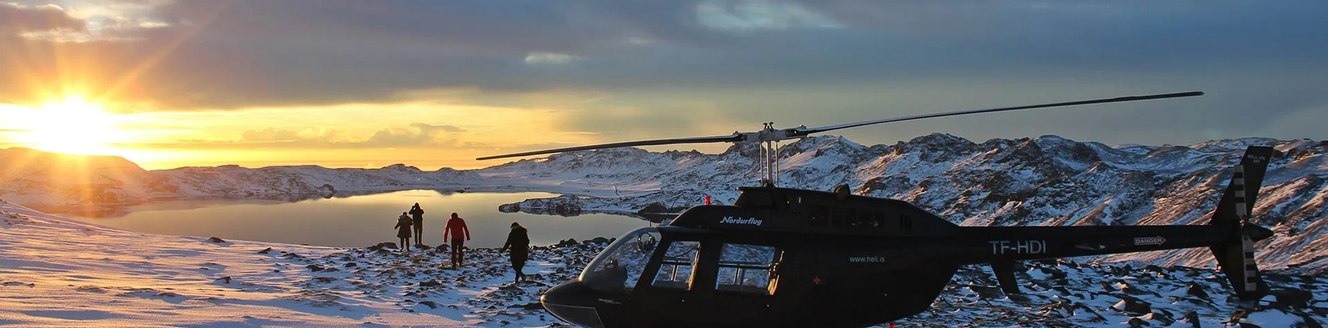 Helikoptertur over Reykjavík (ettermiddag/15-20min) (M03)