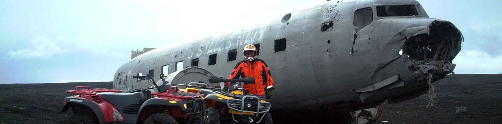 South Coast & DC-3 Plane Wreck Black Beach ATV Adventure