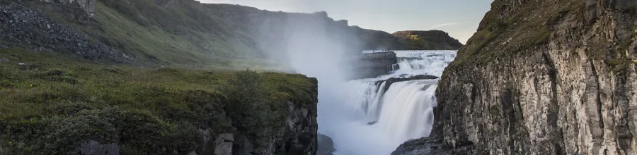 gullfoss, gyllene cirkeln, island