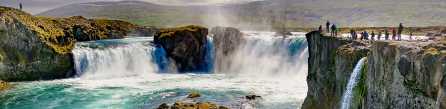 Goðafoss-fossen, fotografert av Kim Henneberg.