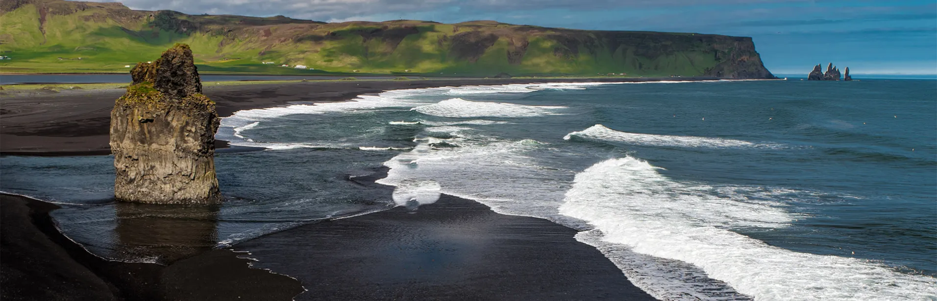 reynisdrangar, sydkusten, island