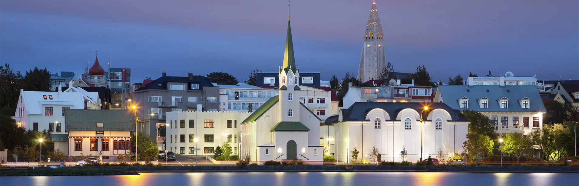 reykjavik, stad, island