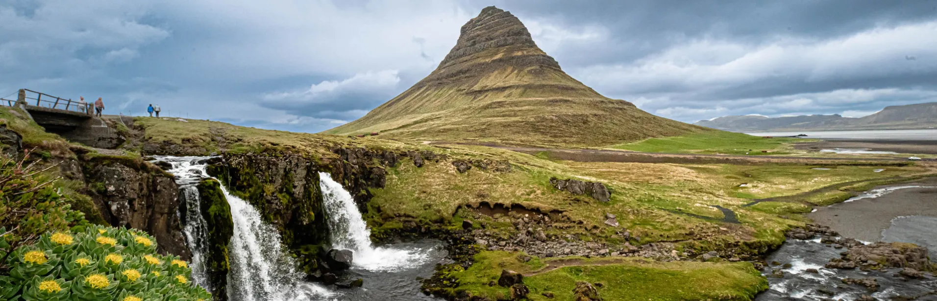 Fjellet Kirkjufell, fotografert av Lisbeth Johansson.